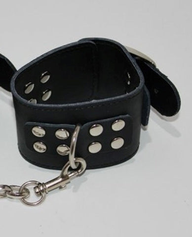 Wrist Restraints with Adjustable Buckle by Hell's Couture - Cuffs and Restraints