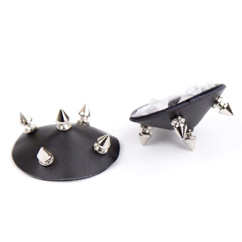 Metal Spike Nipple Pasties by Ella Bidoe - Bras and Bra Sets