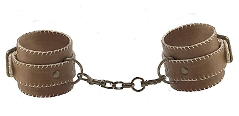 Shots Toys' Durable Leather Ankle Restraints for Intense Bondage Sessions - Cuffs and Restraints