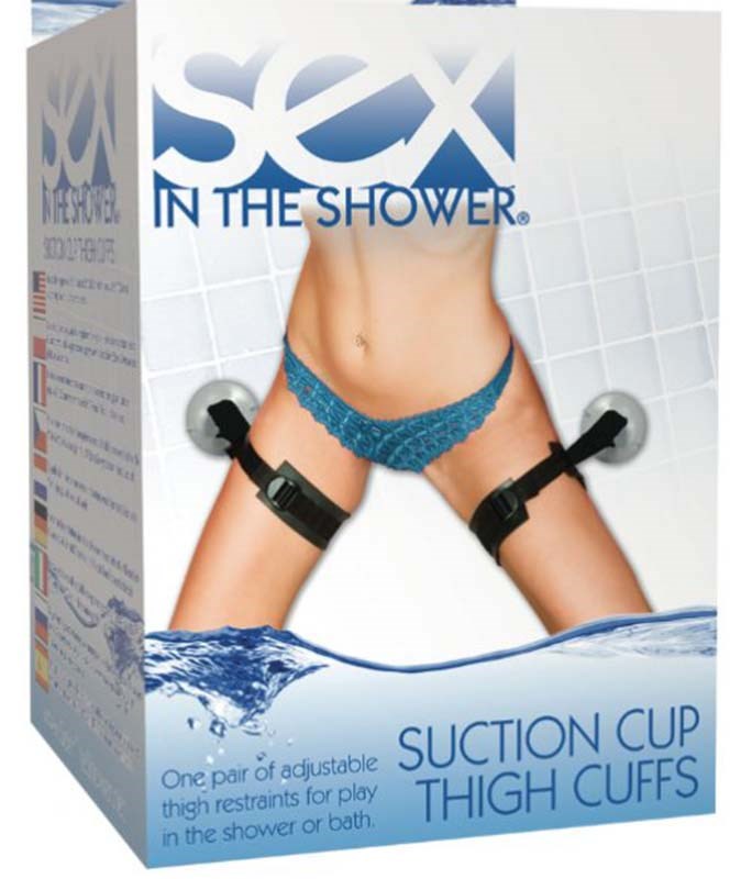 Sex In The Shower Thigh Cuffs by Sportsheets - Cuffs and Restraints