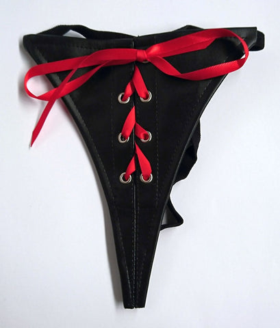 Sexy Panty with Red Silk Ties by BDStyle - Cuffs and Restraints