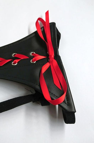 Sexy Panty with Red Silk Ties by BDStyle - Cuffs and Restraints