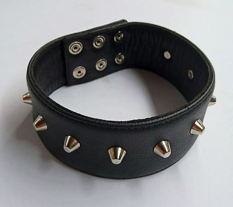 Bondage Spiked Slave Collar by Hell's Couture - Collars and Leads