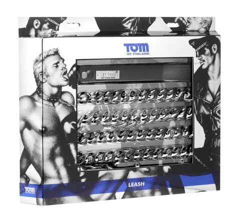 Tom of Finland Bondage Collar and Leash by XR Brands - Collars and Leads