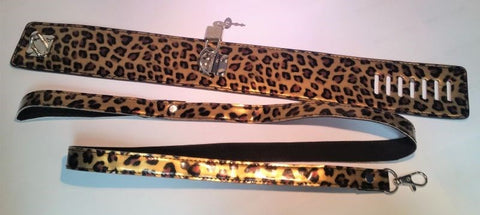 Wild Leopard Collar and Leash by BDStyle - Collars and Leads