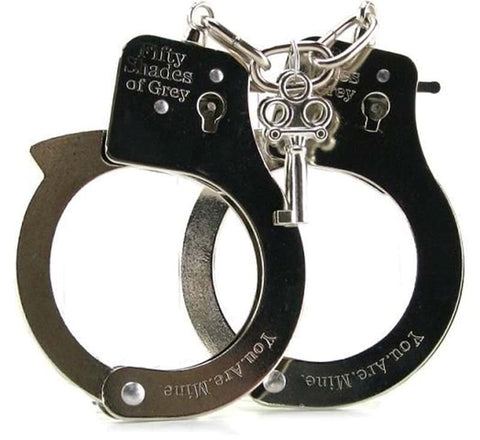 You Are Mine Metal Handcuffs by Lovehoney - Cuffs and Restraints