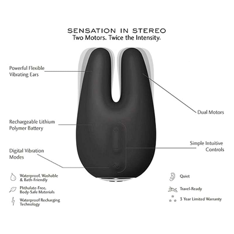 Jimmyjane Form 2 Waterproof Clitoral Vibrator - Rabbit Vibrators