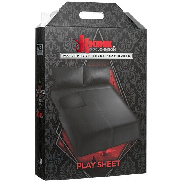 Kink Wet Works Waterproof Bedding Flat Black - Sex Furniture