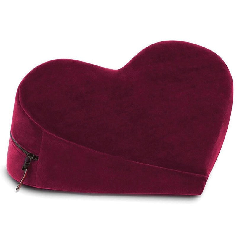 Liberator Heart Wedge Merlot - Sex Furniture