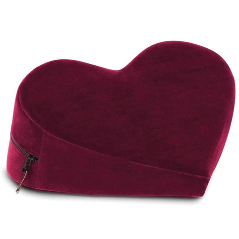 Heart Wedge Merlot Sex Position Cushion by Liberator - Sex Furniture