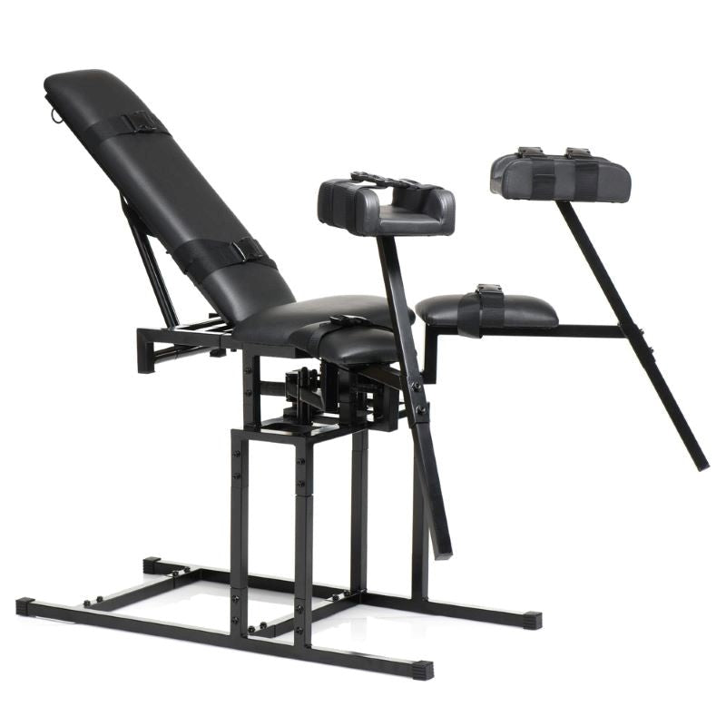 Master Series Leg Spreader Obedience Chair by XR Brands - Sex Furniture