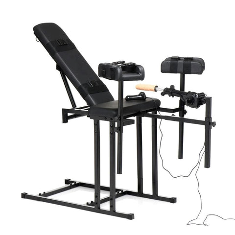 Master Series Obedience Chair + Sex Machine by XR Brands - Sex Machines