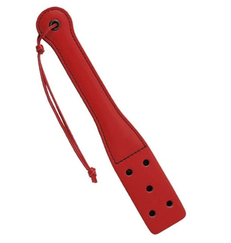 Slapper Red With Holes by Spartacus Enterprises - Paddles And Slappers