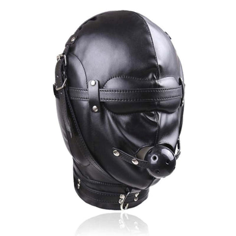 BDSM Hood With Removable Ball Gag by BDStyle - Bondage Gags and Bits