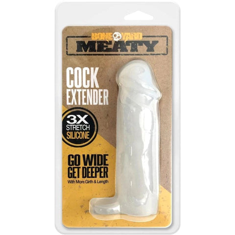 Boneyard Meaty Cock Extender Penis Extender Sleeve - Penis Sleeves and Extenders