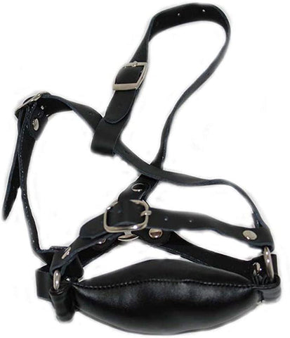 Bondage Bound For Pleasure Bit Gag Leather - Bondage Gags and Bits