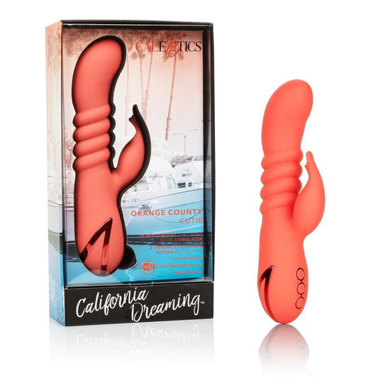California Dreaming Orange County Cutie Rabbit Vibrator