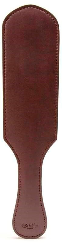 Coco de Mer Brown Leather Paddle - Paddles And Slappers