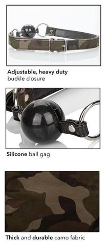 Colt Camo Ball Gag by California Exotics - Bondage Gags and Bits