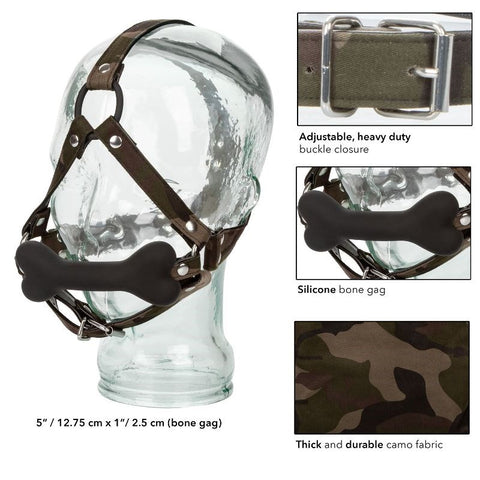 Colt Camo Bone Gag by California Exotics - Bondage Gags and Bits