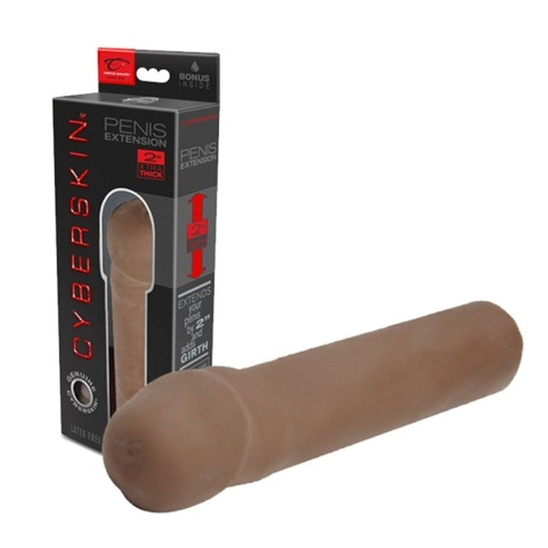 CyberSkin 2 Inch Xtra Thick Transformer Penis Extension - Penis Sleeves and Extenders