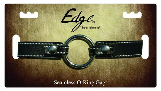 Edge Leather Seamless O-Ring Gag