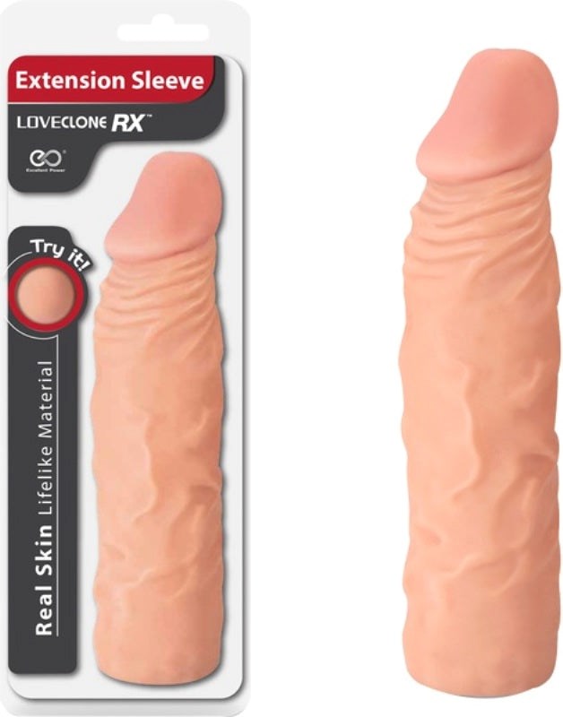 Excellent Power Loveclone RX Extension Sleeve - Penis Sleeves and Extenders
