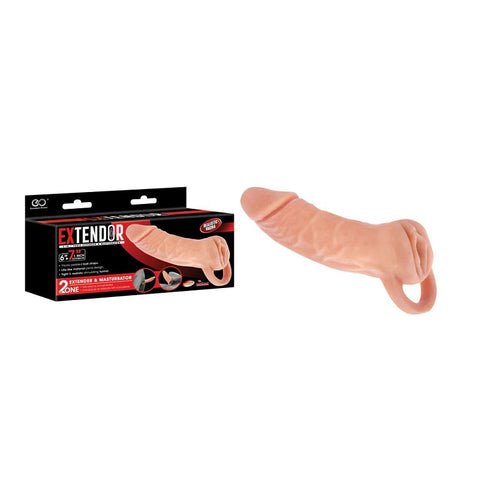 Extendor 9'' 2-in-1 Penis Extender & Masturbator Penis - Penis Sleeves and Extenders