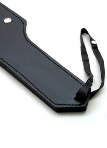 Fantasies In Punishment Leather Paddle by Hell's Couture - Paddles And Slappers