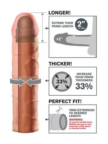 Fantasy X-tensions Perfect. Penis Extension - Pumps, Extenders and Sleeves