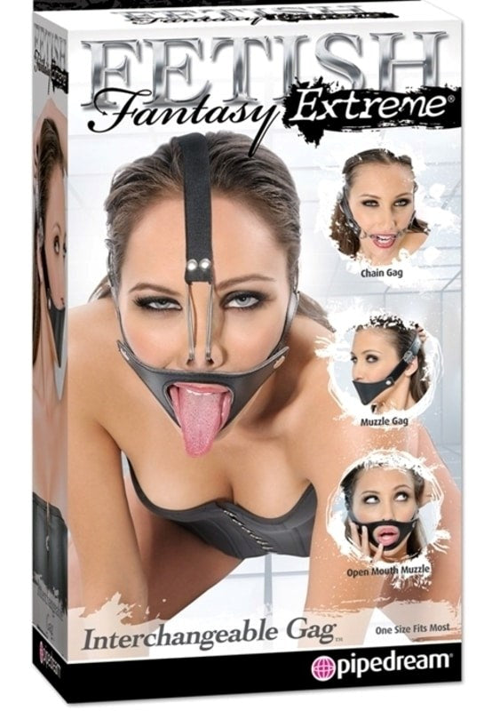 Fetish Fantasy Extreme Interchangeable Bondage Gag - Bondage Gags and Bits