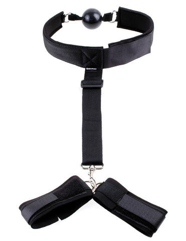 Fetish Fantasy Bondage Gag and Wrist Restraint - Bondage Gags and Bits
