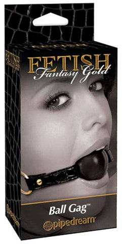 Fetish Fantasy Bondage Gold Ball Gag by Pipedream Products - Bondage Gags and Bits