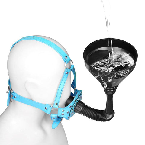 Fluid Feeder Muzzle Plug Bondage Gag by BDStyle - Bondage Gags and Bits