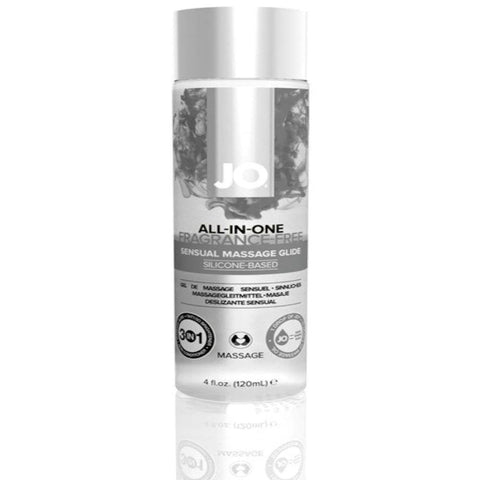 JO Sensual Massage Glide Unscented 4 floz Based Lube - Silicone Based Lubes