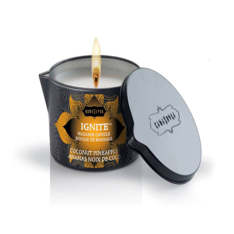 Kama Sutra IGNITE Massage Candle Coconut Pineapple - Bath and Intimate Fragrances