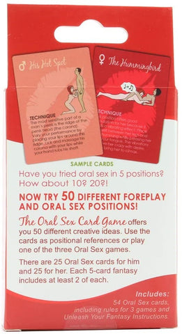 Oral Sex Card Game by Kheper Games - Sex Games, Coupons and Tricks
