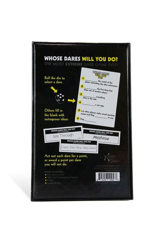 Kheper Whose Dares Will You Do Adult Game by Kheper Games - Sex Games, Coupons and Tricks