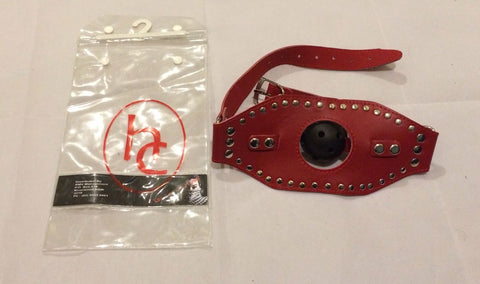 Kinky Leather Ball Gag by Hell's Couture - Bondage Gags and Bits