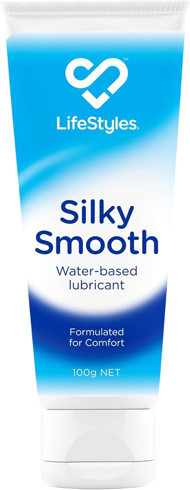 LifeStyles Silky Smooth Lubricant 100g by Ansell - Water Based Lubes