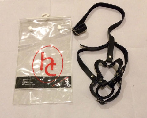 Literotica O Ring Gag Thick Open Mouth PVC Bondage Gag - Bondage Gags and Bits