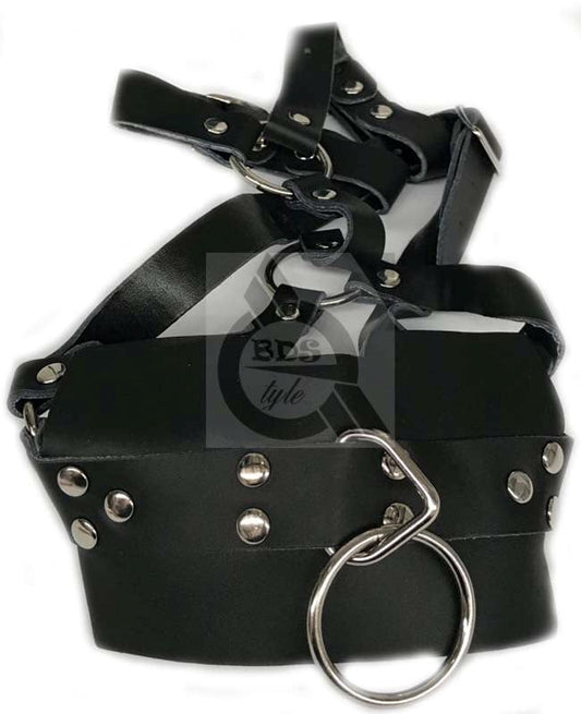 Muzzle Bondage Ball Gag Head Harness