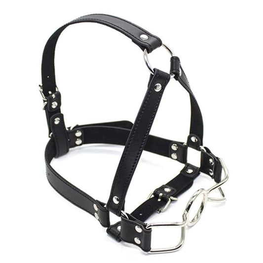 Open Mouth Spider Legs Mouth Gag with Harness