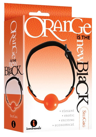Orange is The New Black Siligag by Icon Brands - Bondage Gags and Bits