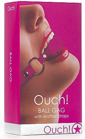 Ouch Ball Gag for Adult BDSM Bondage Play - Bondage Gags and Bits