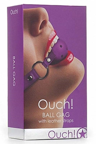 Ouch Ball Gag for Adult BDSM Bondage Play - Bondage Gags and Bits