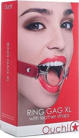 Adult BDSM Ouch Ring Gag XL by Shots Toys - Bondage Gags and Bits
