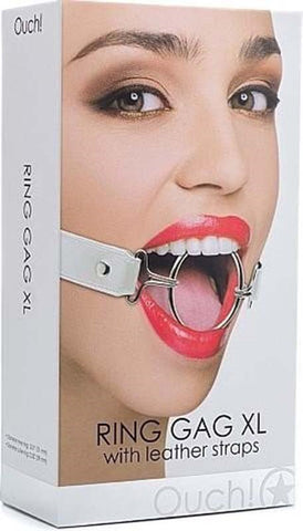 Adult BDSM Ouch Ring Gag XL by Shots Toys - Bondage Gags and Bits