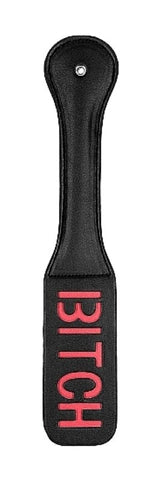 BITCH BDSM Play Impact Paddle by Shots Toys - Paddles And Slappers