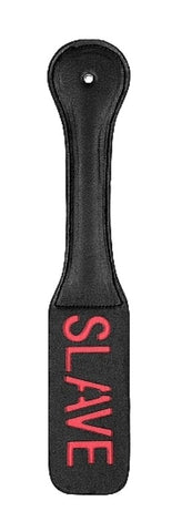 Ouch! SLAVE Bondage Paddle by Shots Toys - Paddles And Slappers